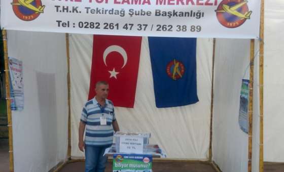 Türk Hava Kurumu Fitre Toplama Merkezi Kurdu