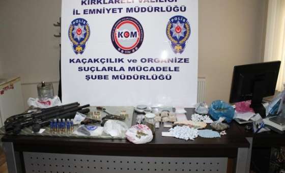 Kırklareli'de 550 Polisli Uyuşturucu Operasyonuna 44 Gözaltı