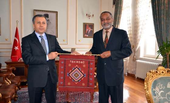 Sudan İstanbul Başkonsolosu`ndan Vali Yerlikaya`ya Ziyaret