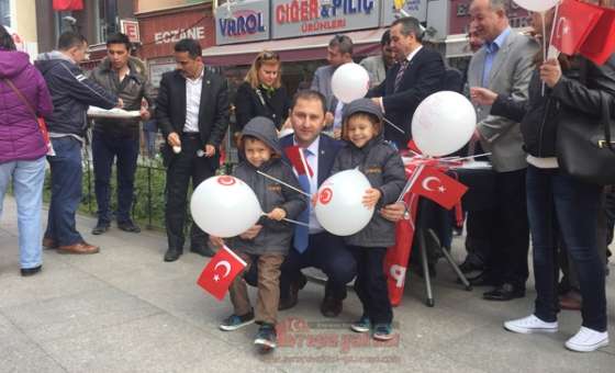 Mhp Çorlu İlçe Başkanı Cüneyt Ergün`den 23 Nisan Kutlaması