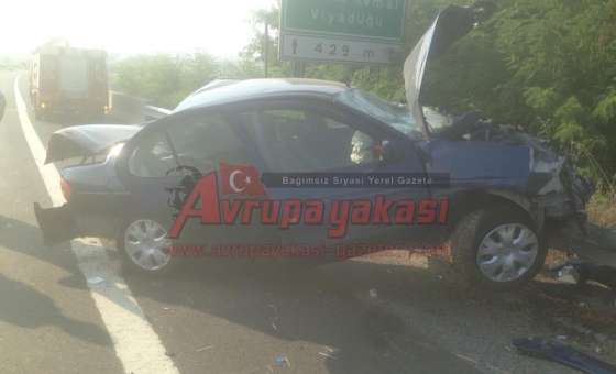 Çorlu'da Trafik Kazası: 6 Yaralı