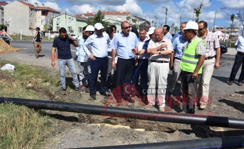 Tekirdağ Büyükşehir Belediye Başkanı Albayrak Çalışmaları İnceledi