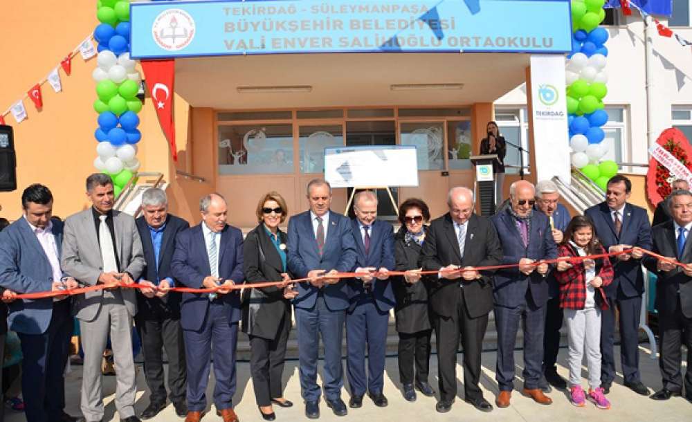Vali Enver Salihoğlu İlkokulu Devir Teslim Töreni Gerçekleştirildi