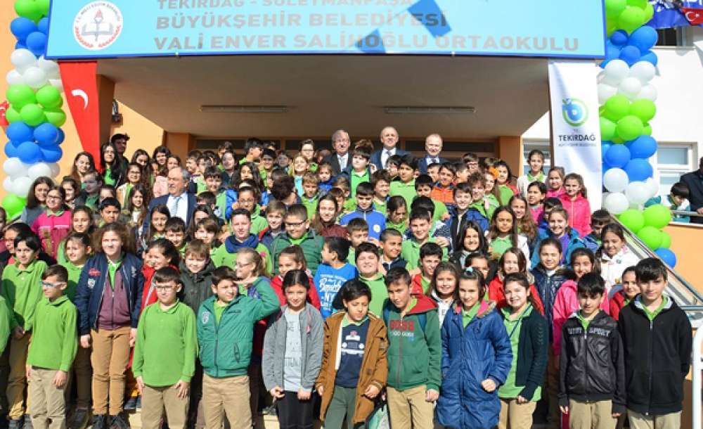 Vali Enver Salihoğlu İlkokulu Devir Teslim Töreni Gerçekleştirildi