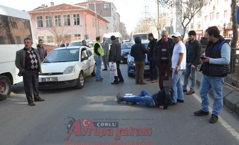 Çorlu'da Trafik Kazası: 1 Yaralı