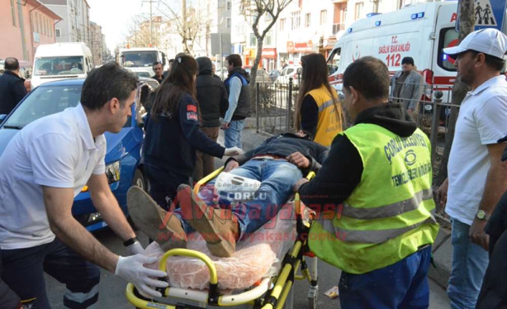 Çorlu'da Trafik Kazası: 1 Yaralı