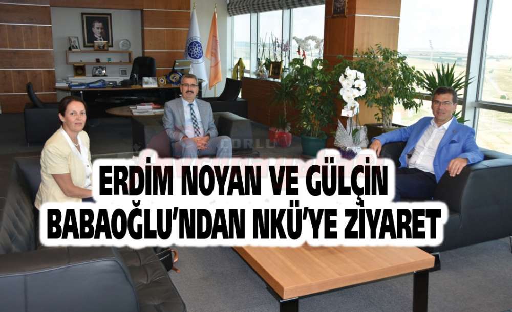 Erdim Noyan Ve Gülçin Babaoğlu'ndan Nkü'ye Ziyaret