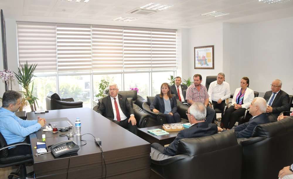 Başkan Yüksel'den Yeni Kaymakam Mehmet Emin Taşçı'ya Ziyaret